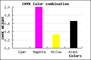 #57003A color CMYK mixer