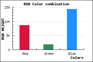 rgb background color #57138F mixer