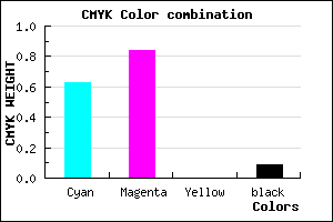 #5726E8 color CMYK mixer