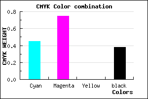 #57279D color CMYK mixer