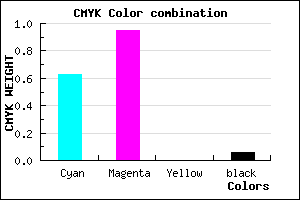 #580DF0 color CMYK mixer