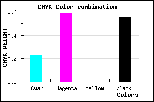 #582F73 color CMYK mixer