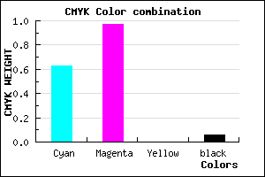 #5807EF color CMYK mixer