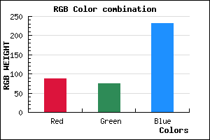 rgb background color #584BE7 mixer