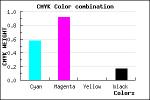 #5911D3 color CMYK mixer