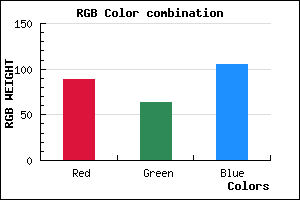 rgb background color #593F69 mixer