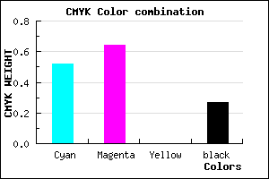 #5943B9 color CMYK mixer