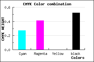#59487A color CMYK mixer