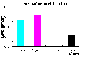 #5948C2 color CMYK mixer
