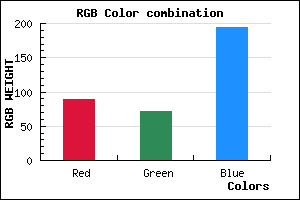 rgb background color #5948C2 mixer