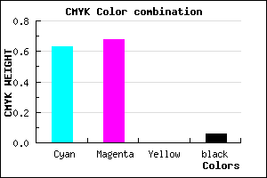 #594CF0 color CMYK mixer