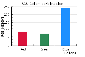 rgb background color #594CF0 mixer
