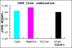#595199 color CMYK mixer