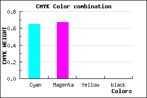 #5953FF color CMYK mixer