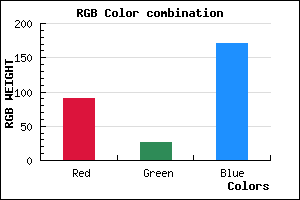 rgb background color #5A1BAB mixer