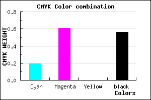 #5A2B6F color CMYK mixer