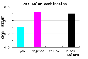 #5A3E80 color CMYK mixer