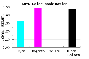 #5A4686 color CMYK mixer