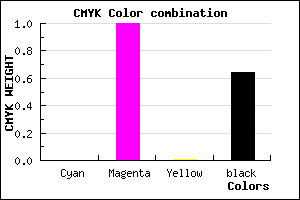 #5B005A color CMYK mixer