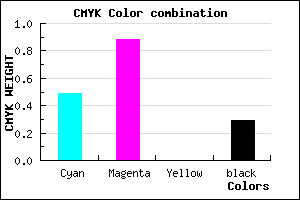 #5B16B4 color CMYK mixer