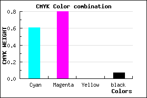 #5B2FEC color CMYK mixer