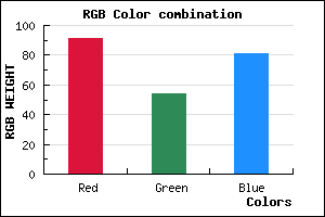 rgb background color #5B3651 mixer