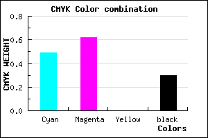 #5B44B2 color CMYK mixer