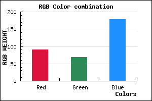 rgb background color #5B44B2 mixer