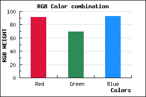 rgb background color #5B455D mixer