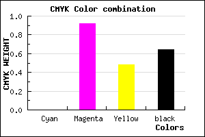 #5B072F color CMYK mixer