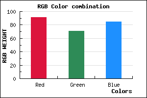 rgb background color #5B4755 mixer