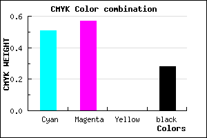 #5B50B8 color CMYK mixer