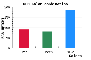 rgb background color #5B50B8 mixer