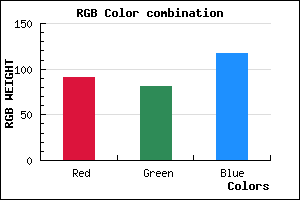 rgb background color #5B5175 mixer