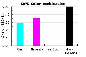 #5B5380 color CMYK mixer