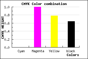 #5C0014 color CMYK mixer