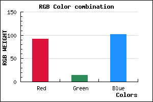 rgb background color #5C0E66 mixer
