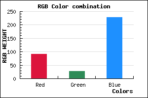 rgb background color #5C1CE4 mixer