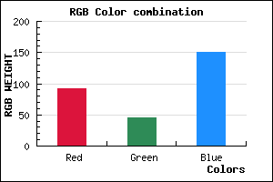 rgb background color #5C2D97 mixer