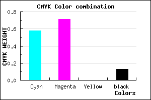 #5C41DD color CMYK mixer