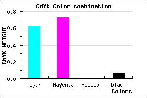 #5C41EF color CMYK mixer