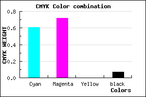 #5C42EE color CMYK mixer