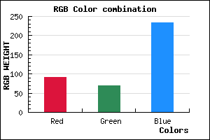 rgb background color #5C46EA mixer