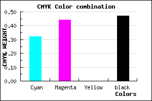 #5C4B87 color CMYK mixer