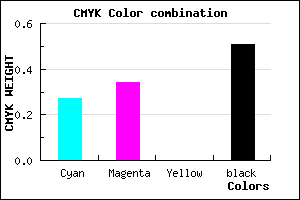 #5C537E color CMYK mixer
