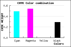 #5C53B4 color CMYK mixer