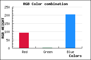 rgb background color #5D01CC mixer