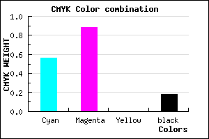 #5D1AD1 color CMYK mixer