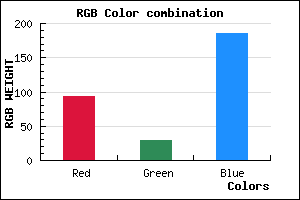 rgb background color #5D1DB9 mixer