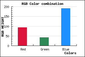 rgb background color #5D2BBF mixer